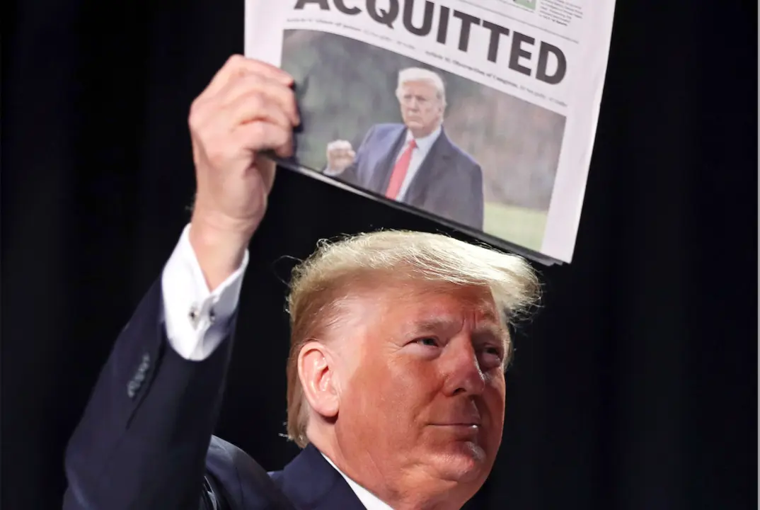 El expresidente de EE.UU., Donald Trump. EFE/EPA/Oliver Contreras/Archivo