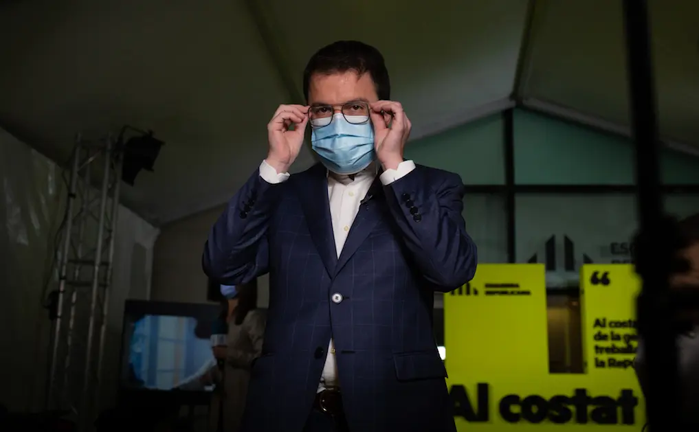 El candidato de ERC a la presidencia de la Generalidad de Catalu&ntilde;a y vicepresidente en funciones, Pere Aragon&eacute;s. / E. PRESS