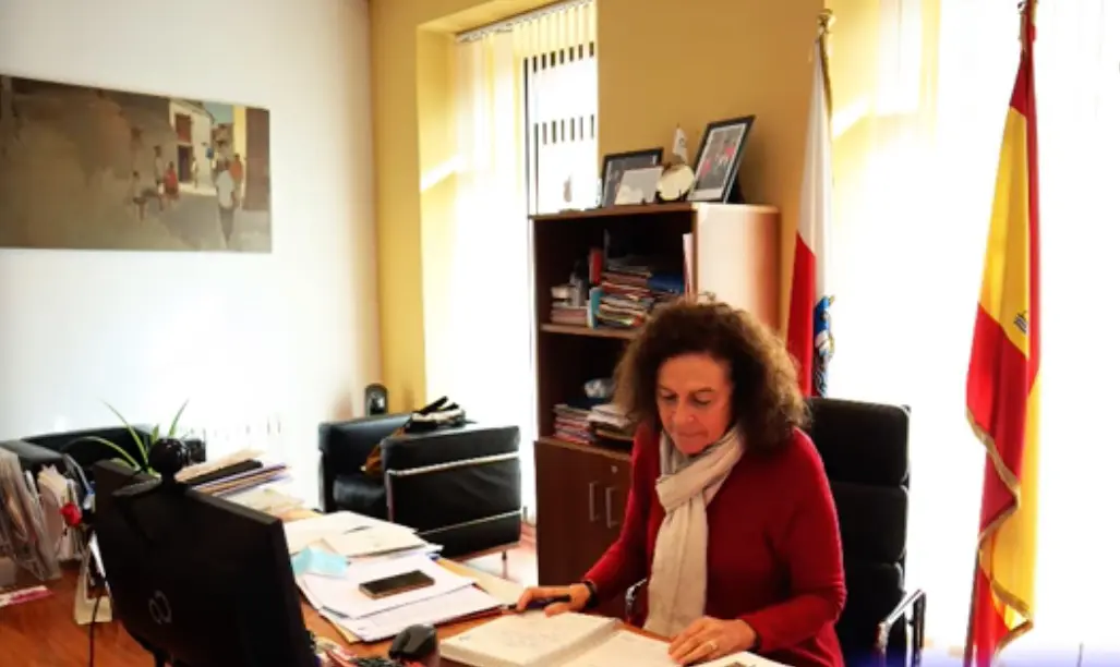 La alcaldesa, Teresa Noceda. / ALERTA