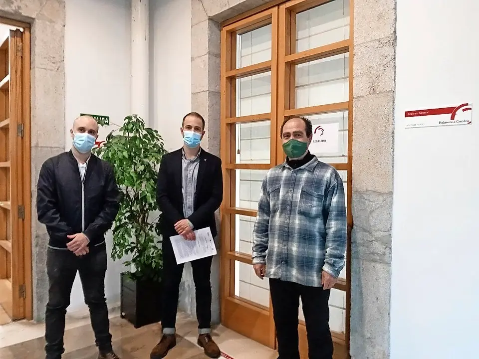 Israel Ruiz Salm&oacute;n, Luis del Pi&ntilde;al y Gabriel Moreno. / ALERTA