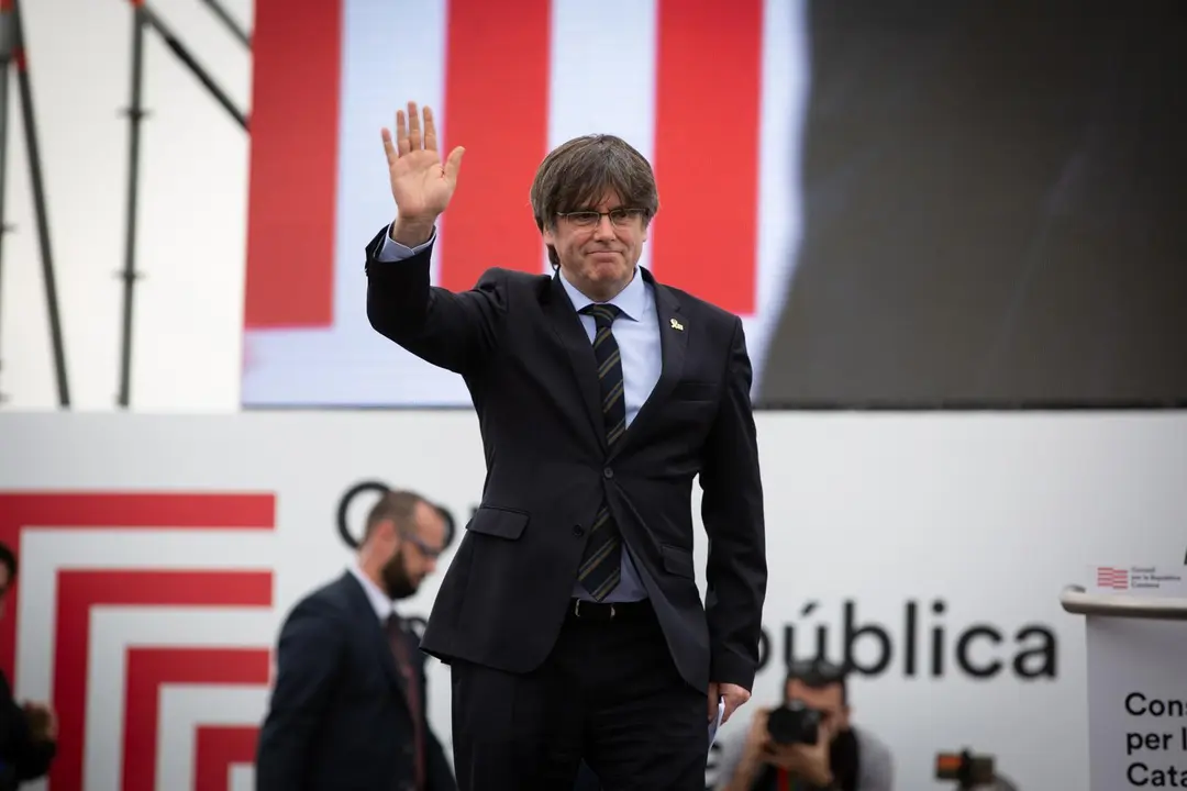 Archivo - El expresidente de la Generalitat de Catalu&ntilde;a Carles Puigdemont en una imagen de archivo  
