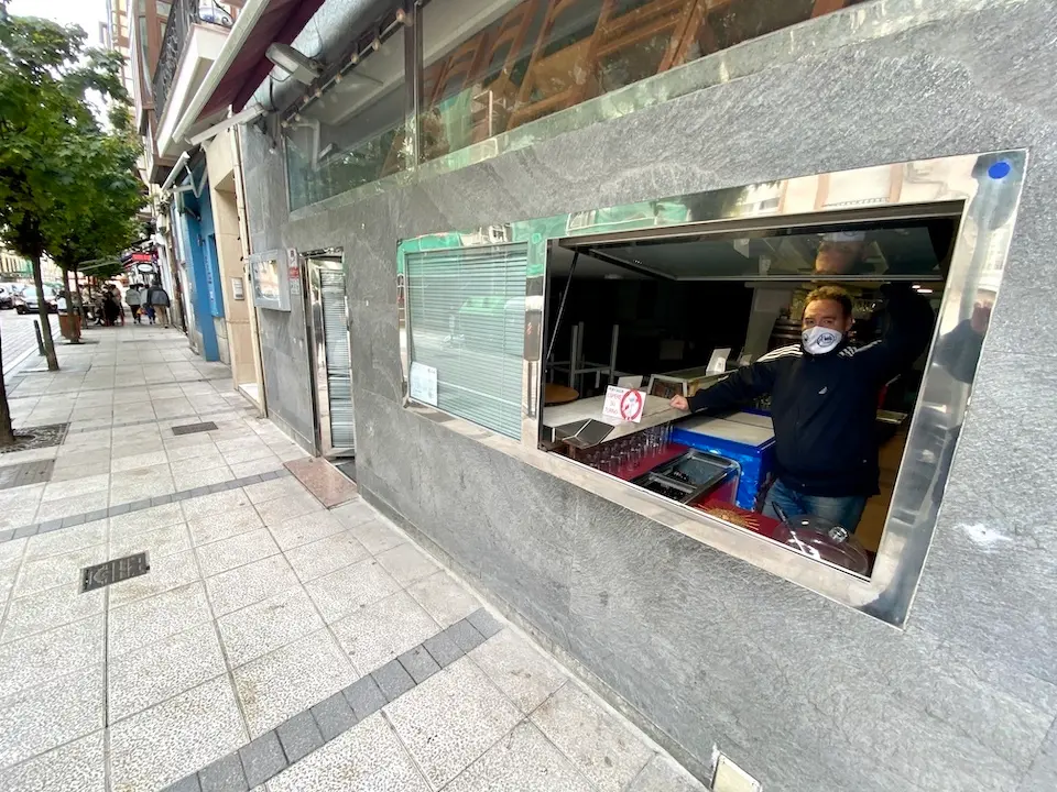 El restaurante A Banda la Calle Pe&ntilde;a Herbosa, 15, de aSantander. / HARDY