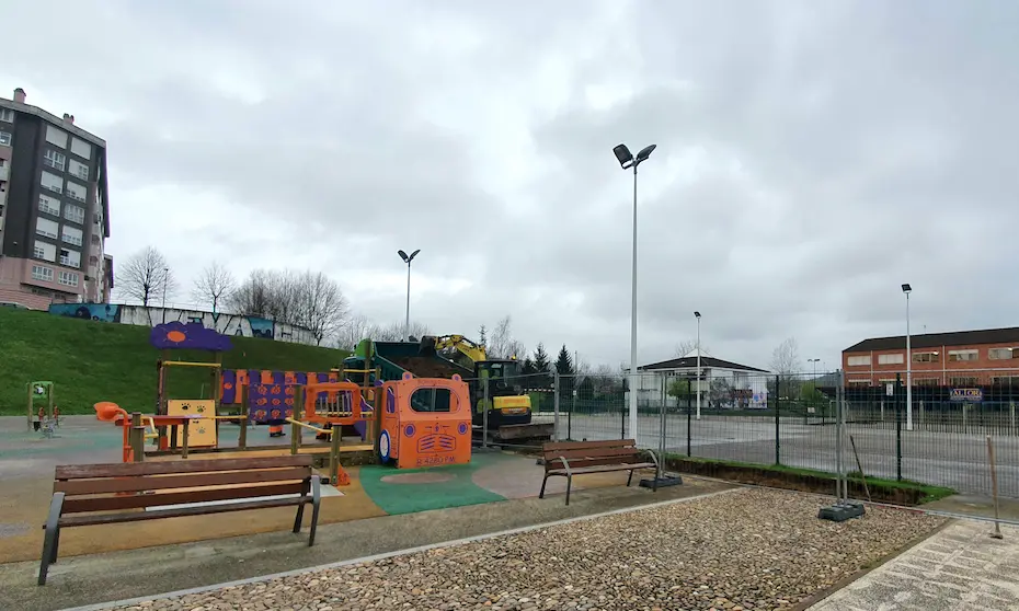 Zona vallada en el barrio Nueva Ciudad para comenzar las obras. / ALERTA