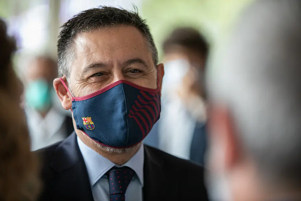 El presidente del F&uacute;tbol Club Barcelona, Josep Mar&iacute;a Bartomeu. / E. PRESS