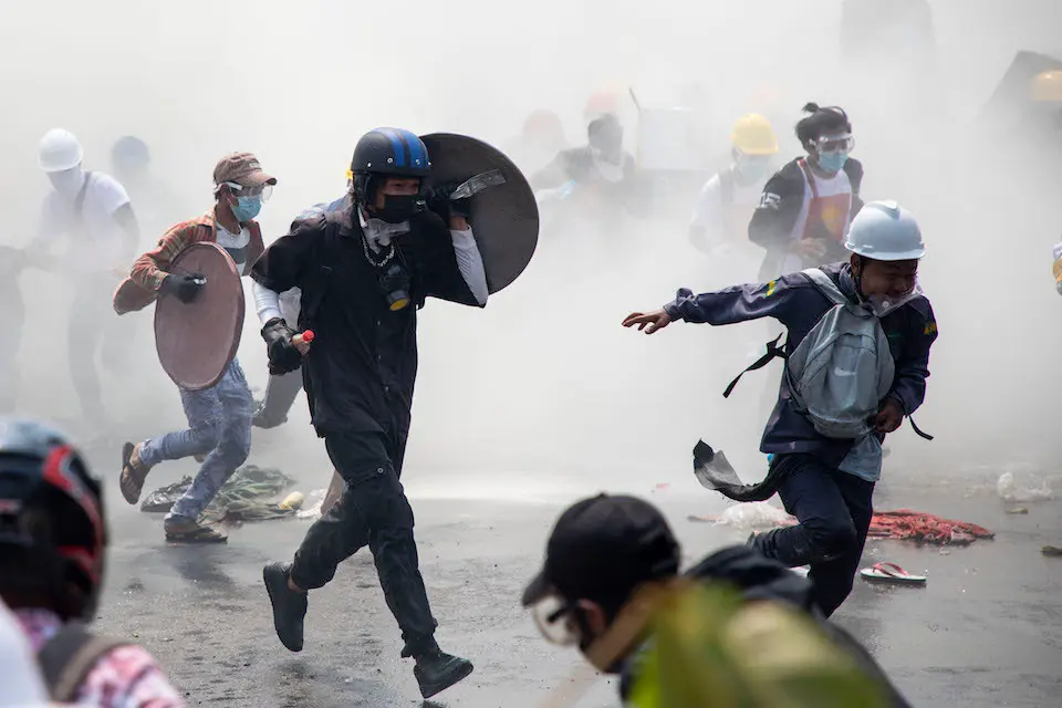 Momento de las protestas. / E. PRESS