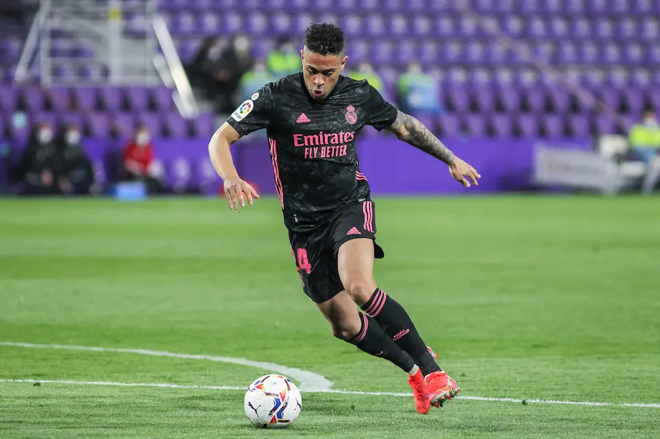 Mariano Diaz en el encuentro contra el Real Valladolid. / E. PRESS