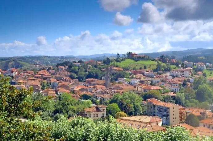 Vista del municipio de Comillas.