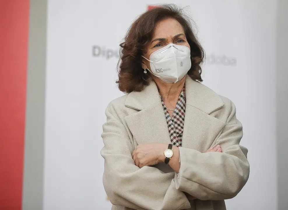 La vicepresidenta primera del Gobierno, Carmen Calvo.