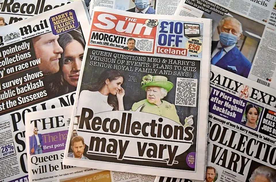 Algunas de las portadas de los diarios brit&aacute;nicos. / efe