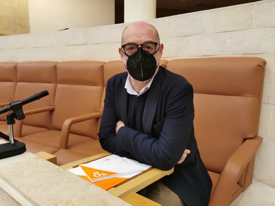 F&eacute;lix &Aacute;lvarez, portavoz de Cs Cantabria. / E. PRESS