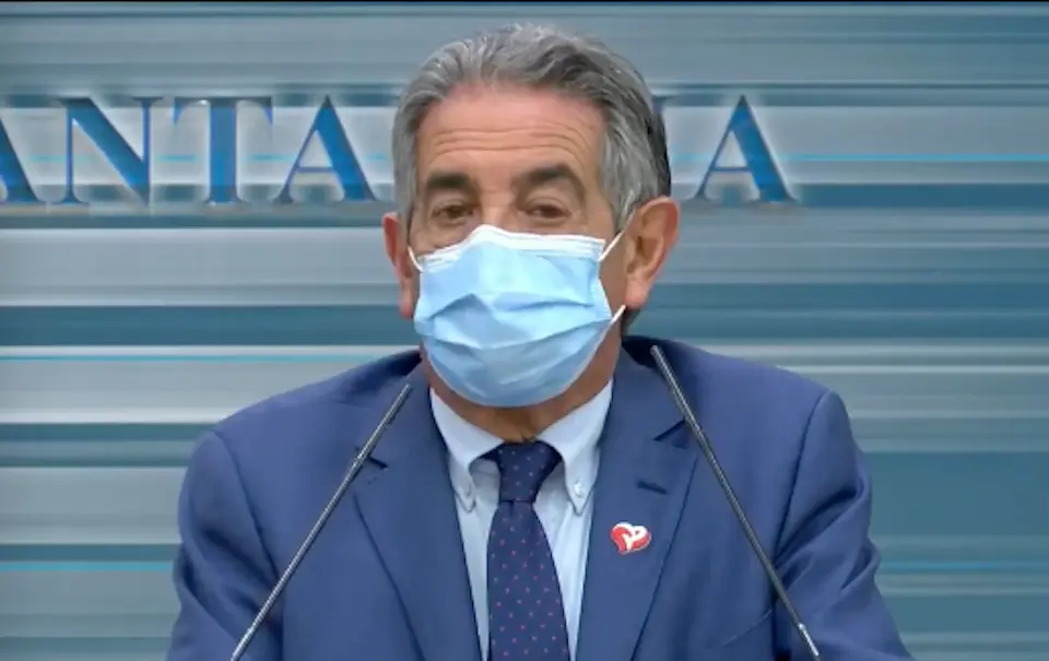 El presidente de Cantabra, Miguel &Aacute;ngel Revilla.