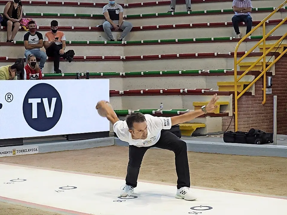&Oacute;scar Gonz&aacute;lez, en el tiro de la Severino Prieto, durante la final del Campeonato de Espa&ntilde;a de la temporada pasada. / amen&aacute;bar