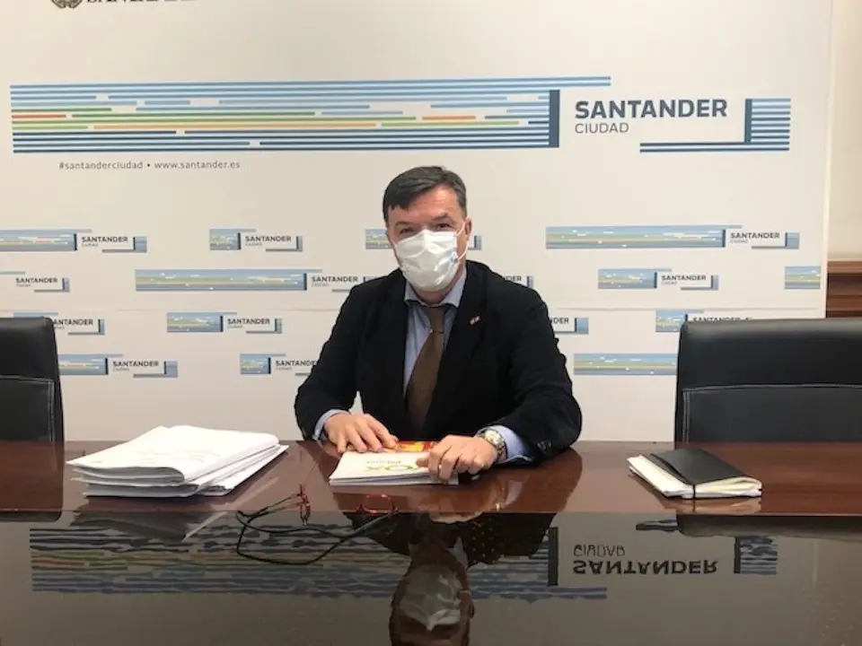 El concejal de Vox en el Ayuntamiento de Santander, Guillermo P&eacute;rez-Cos&iacute;o. / E. PRESS