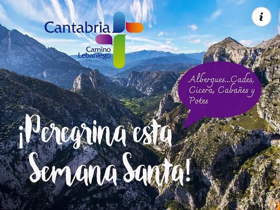 Cartel del Camino Lebaniego. / E. PRESS