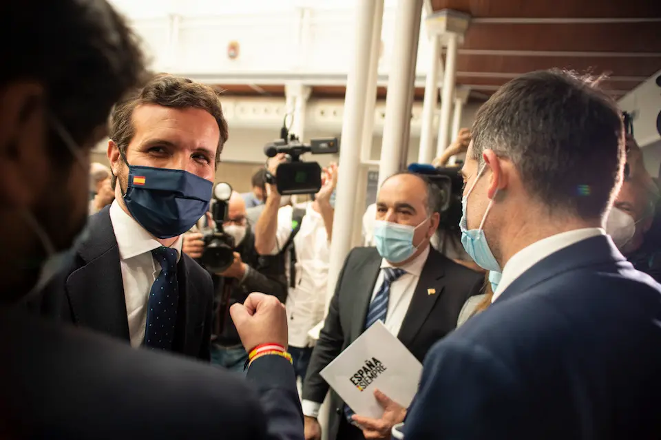 El l&iacute;der del PP, Pablo Casado. / E. PRESS