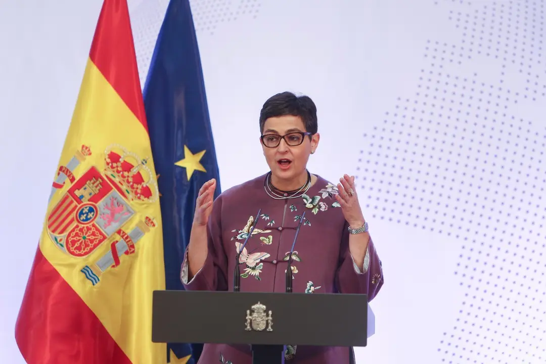 La ministra de Asuntos Exteriores, Uni&oacute;n Europea y Cooperaci&oacute;n, Arancha Gonz&aacute;lez Laya
