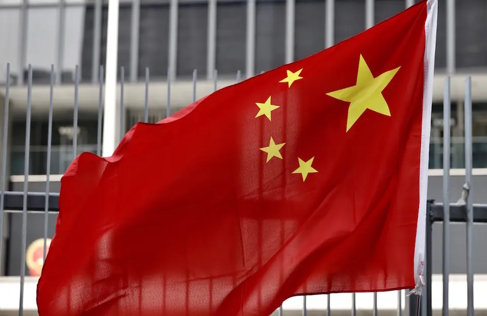 Bandera de China. / E. Press