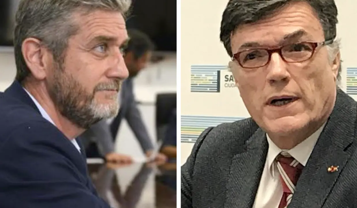 Los concejales de Cs, Ceruti y de Vox, Coss&iacute;o. / ALERTA