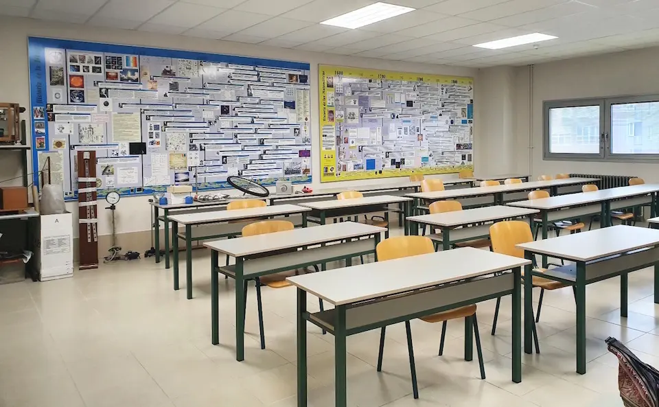 Aula de la Universidad de Cantabria. / E. Press