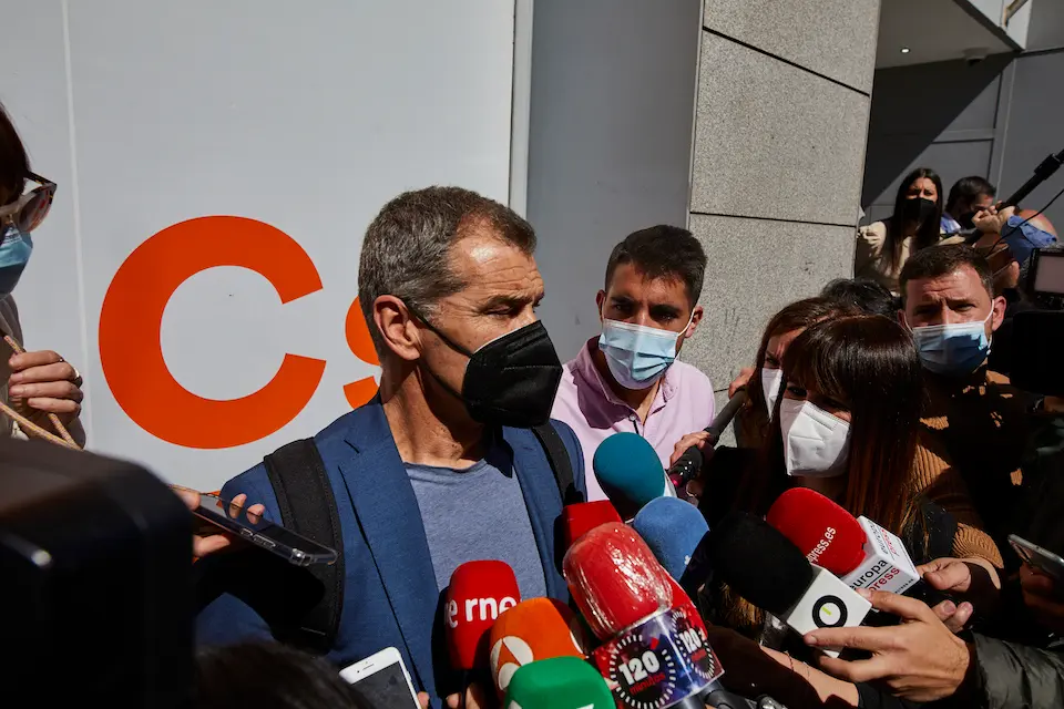 El hasta ahora portavoz de Ciudadanos en las Cortes Valencianas y coordinador auton&oacute;mico del partido, Toni Cant&oacute;. / Jes&uacute;s Hell&iacute;n