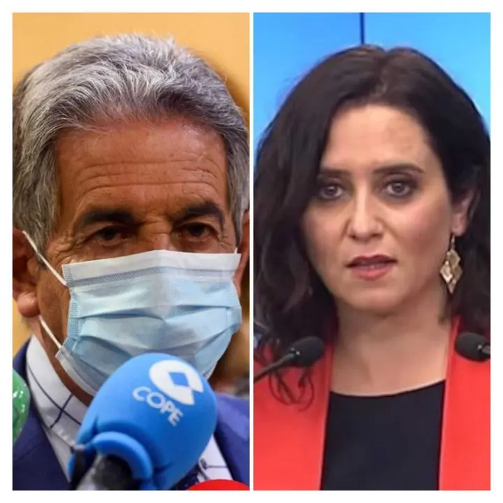 Miguel &Aacute;ngel Revilla e Isabel D&iacute;az Ayuso. / Alerta