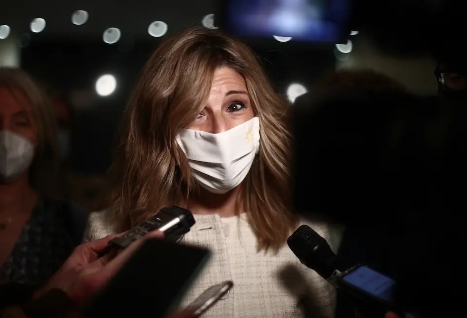 La ministra de Trabajo y Econom&iacute;a Social, Yolanda D&iacute;az. / Eduardo Parra