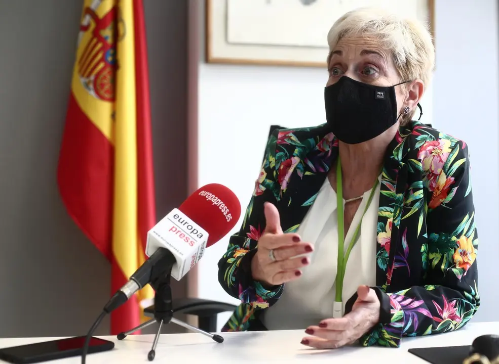 La jueza, Mar&iacute;a Tard&oacute;n, durante una entrevista para Europa Press en la Audiencia Nacional, en Madrid (Espa&ntilde;a), a 26 de marzo de 2021. En diciembre de 2020, Tard&oacute;n, titular del Juzgado Central de Instrucci&oacute;n n&uacute;mero 3, fue nombrada  asesora confidencial tit