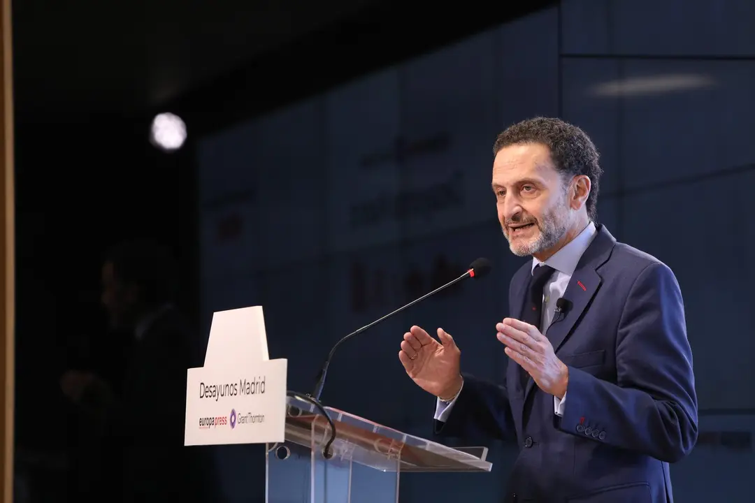 El candidato de Ciudadanos a la presidencia de la Comunidad de Madrid, Edmundo Bal, interviene en &lsquo;Desayunos Madrid', el desayuno informativo organizado por Europa Press, a 8 de abril de 2021, en el Auditorio Meeting Place, Madrid, (Espa&ntilde;a). 
