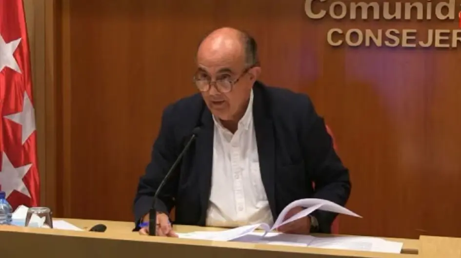 El viceconsejero de Sanidad de la Comunidad de Madrid, Antonio Zapatero, comparece en rueda de prensa.