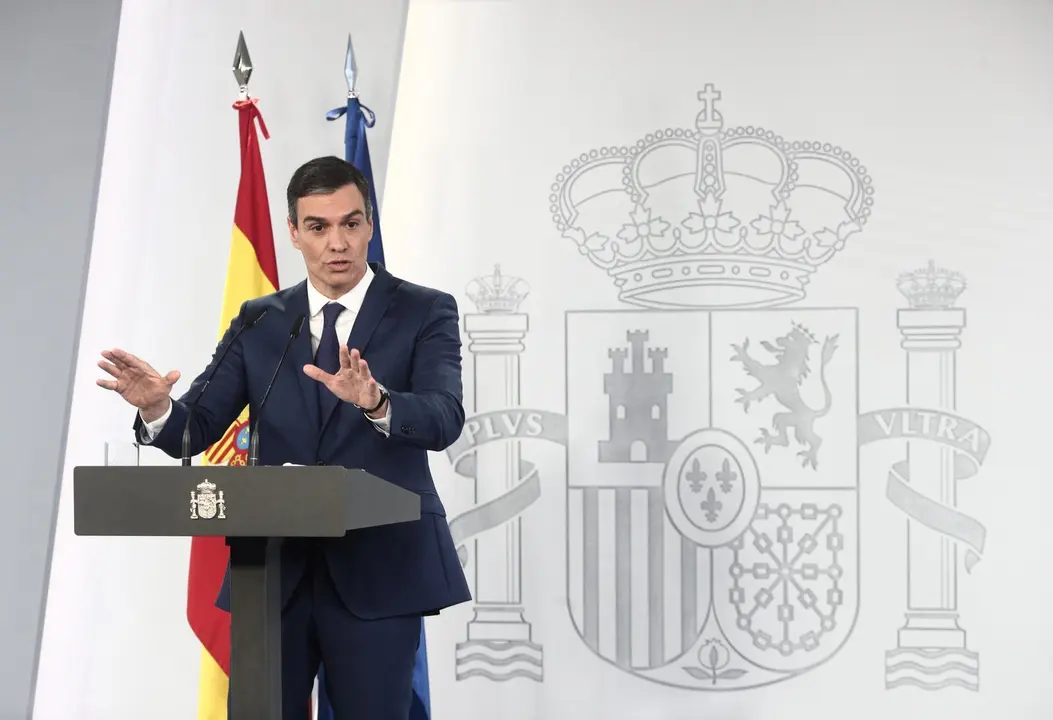 El presidente del Gobierno, Pedro S&aacute;nchez