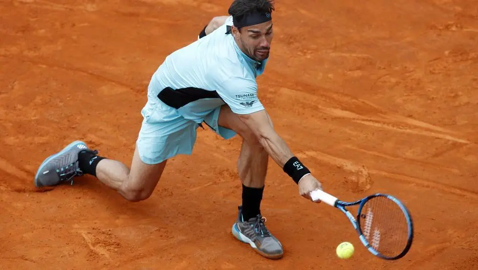 El italiano Fabio Fognini, vigente campe&oacute;n del Masters 1000 ATP de Montecarlo (SEBASTIEN NOGIER - SEBASTIEN NOGIER / EFE)
