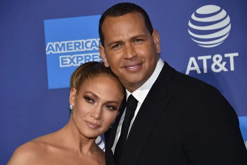 Jennifer Lopez y Alex Rodriguez en enero de 2020.CHRIS DELMAS / AFP
