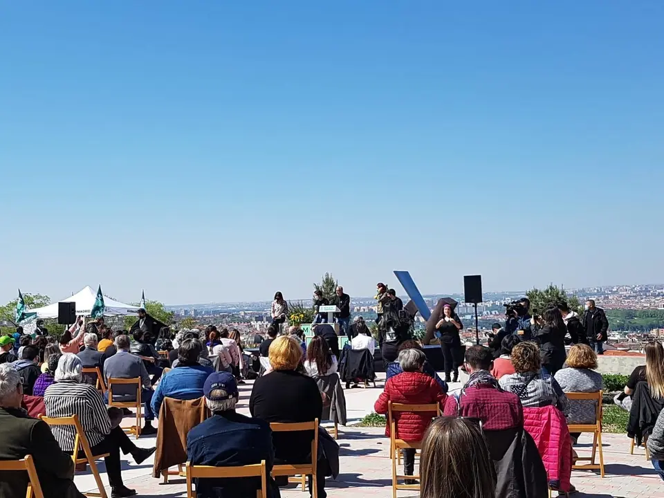 Apertura de la campa&ntilde;a de M&aacute;s Madrid en el Cerro del T&iacute;o P&iacute;o