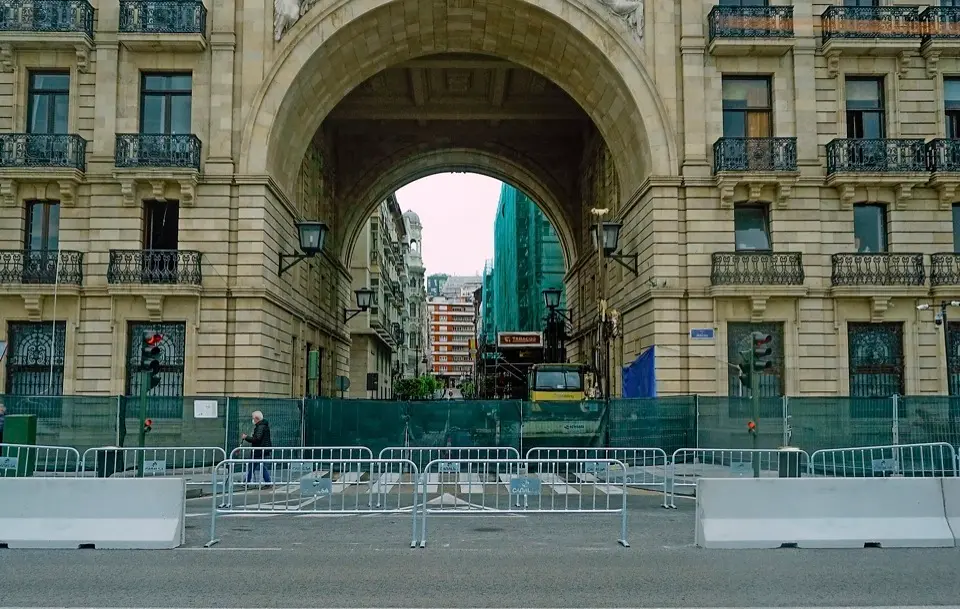 En la imagen de &lsquo;HARDY&rsquo;, estado de las obras ayer por la ma&ntilde;ana.