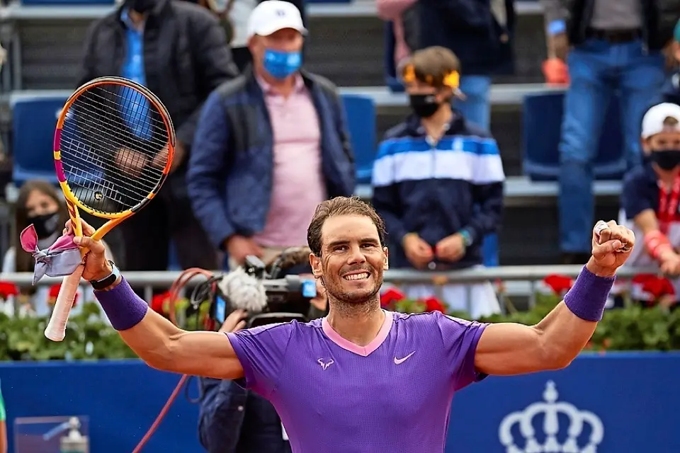 Rafa Nadal celebrando su triunfo ante Pablo Carre&ntilde;o. / EFE