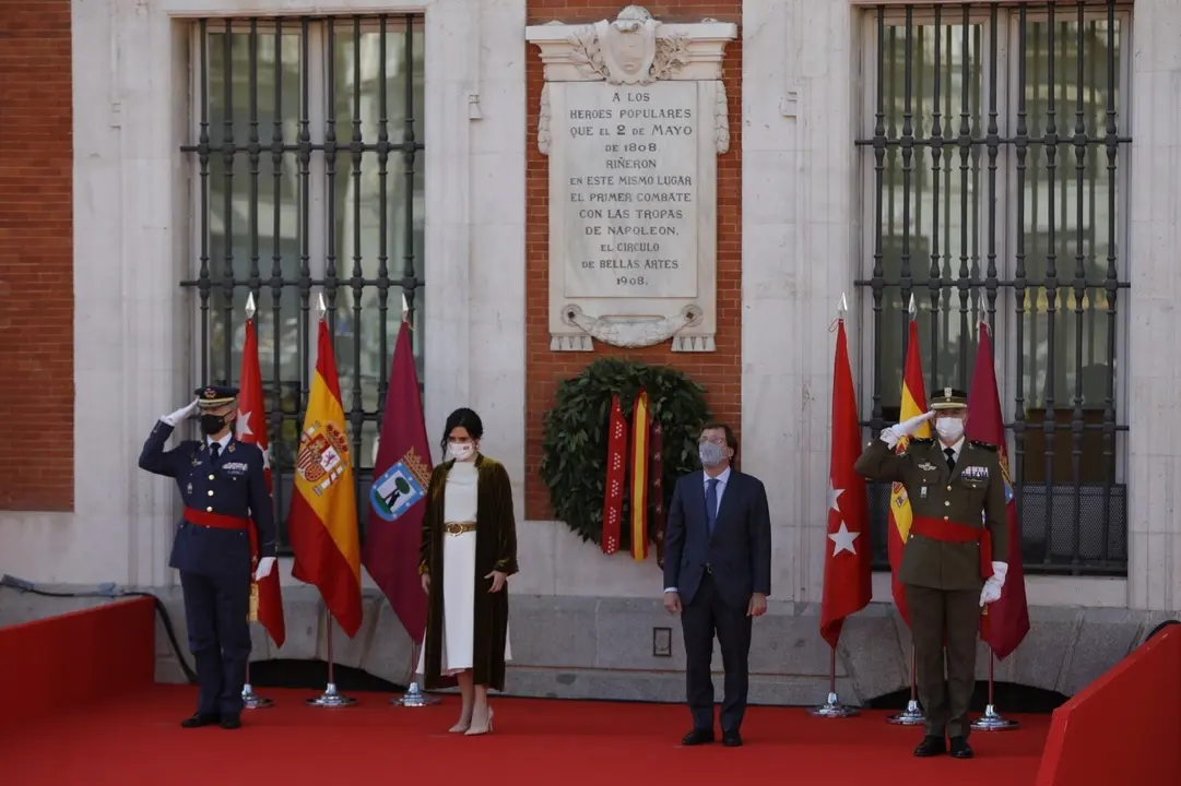 Homenaje a los h&eacute;roes del 2 de Mayo. En Madrid, a 2 de mayo de 2021.