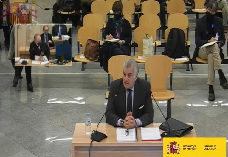 Archivo - Luis B&aacute;rcenas declara en el juicio de la caja 'b' del PP en la Audiencia Nacional