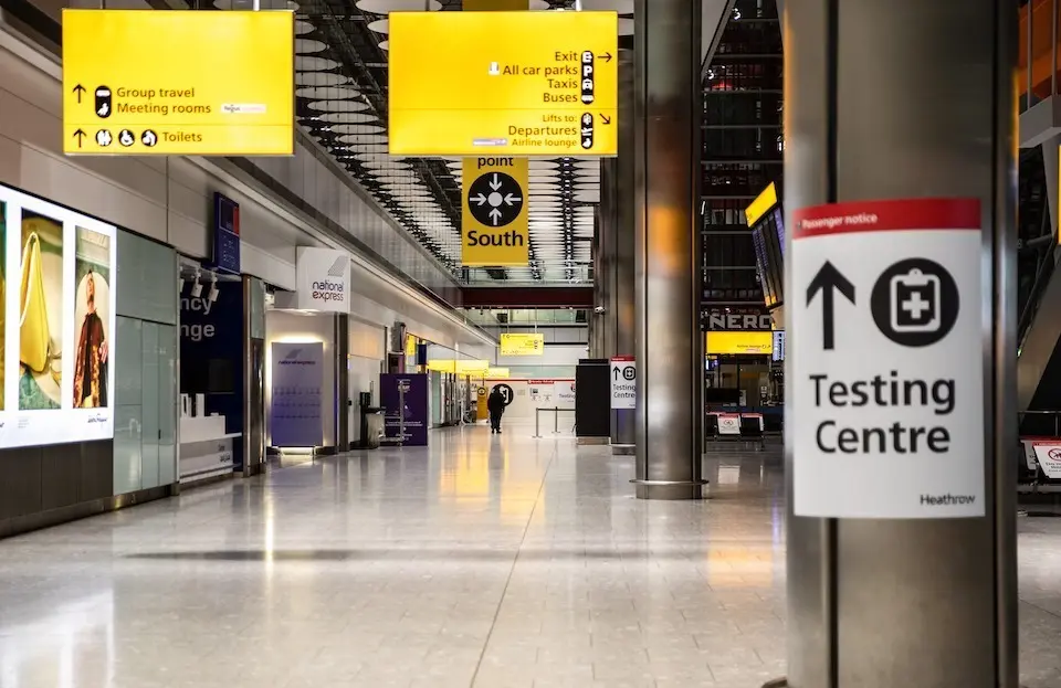 Aeropuerto de Heatwrow, en Londres.