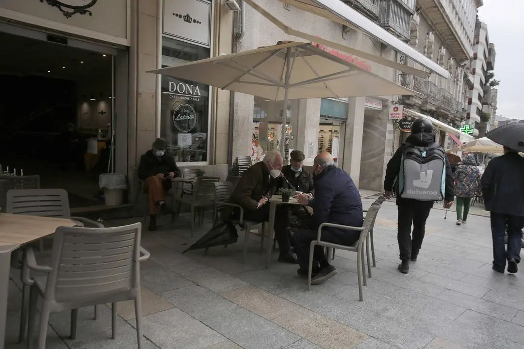 Reducci&oacute;n de capacidad de las terrazas de Vigo