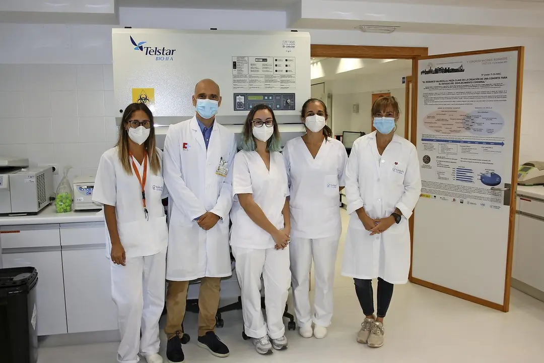 Parte del equipo Biobanco Valdecilla. / ALERTA