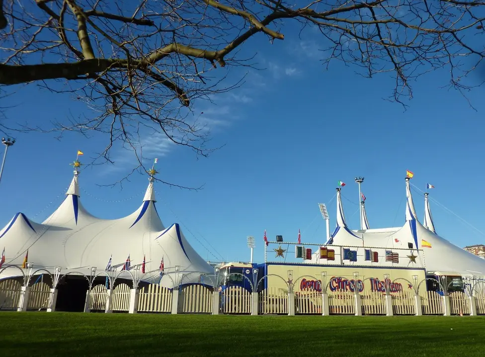 El Circo Italiano en Santander.