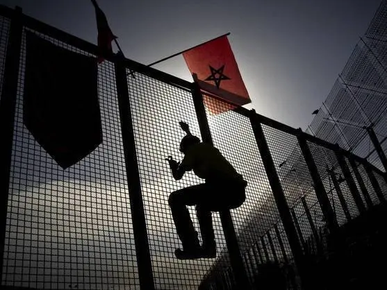 Fotograf&iacute;a de archivo de la verja que separa Melilla y Marruecos. (EFE)