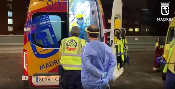 Ambulancia del Samur Protecci&oacute;n-Civil - EMERGENCIAS MADRID - Archivo