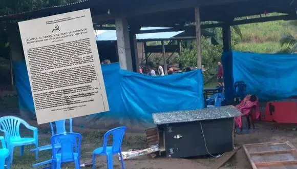 Al menos 18 muertos tras atentado terrorista en el Vraem. Adem&aacute;s, se encontraron panfletos con frases &ldquo;Limpiar al Vraem y al Per&uacute; de antros de mal vivir, de par&aacute;sitos y corruptos&rdquo;.