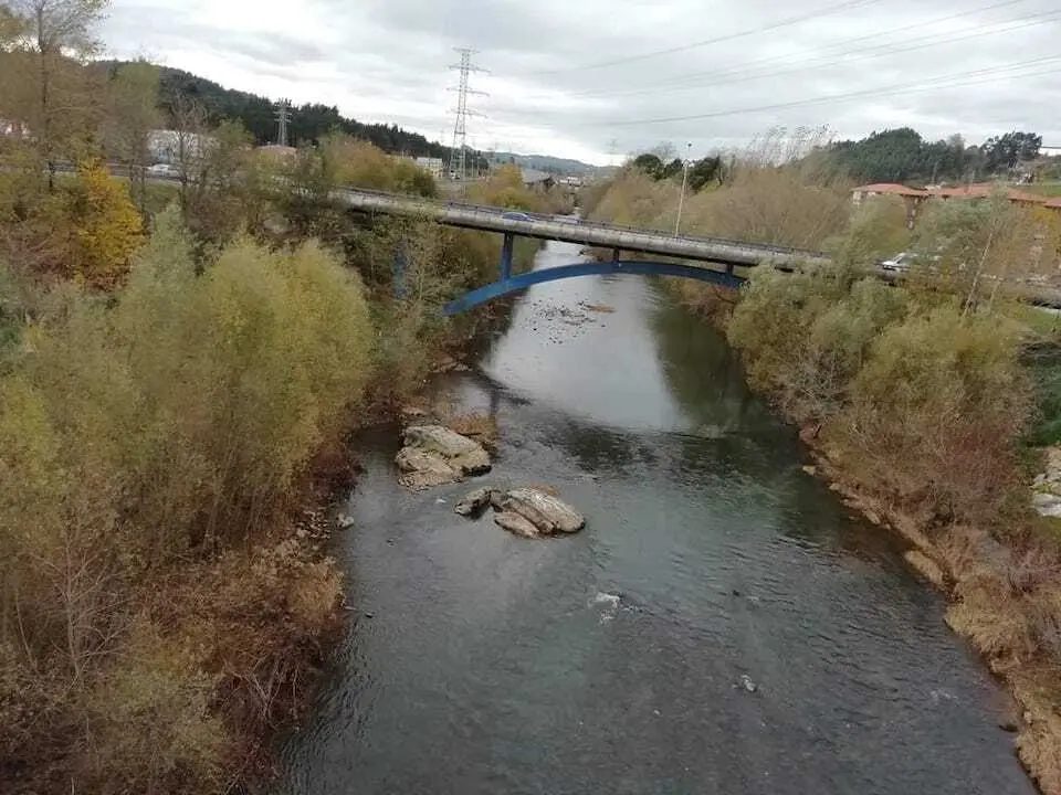 R&iacute;o Saja a la altura de Ganzo.