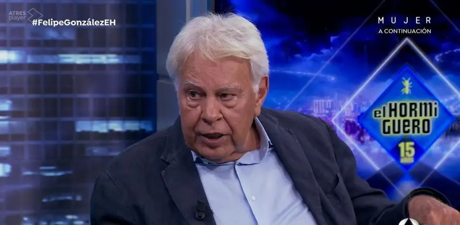 Felipe Gonz&aacute;lez asegur&oacute; que "se siente hu&eacute;rfano de representaci&oacute;n" a nivel pol&iacute;tico. / Atresmedia