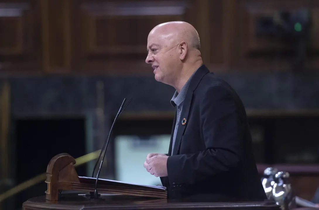 El diputado por Guip&uacute;zcoa del Grupo Parlamentario Socialista, Od&oacute;n Elorza Gonz&aacute;lez, interviene en una sesi&oacute;n plenaria en el Congreso de los Diputados, a 20 de mayo de 2021, en Madrid, (Espa&ntilde;a)