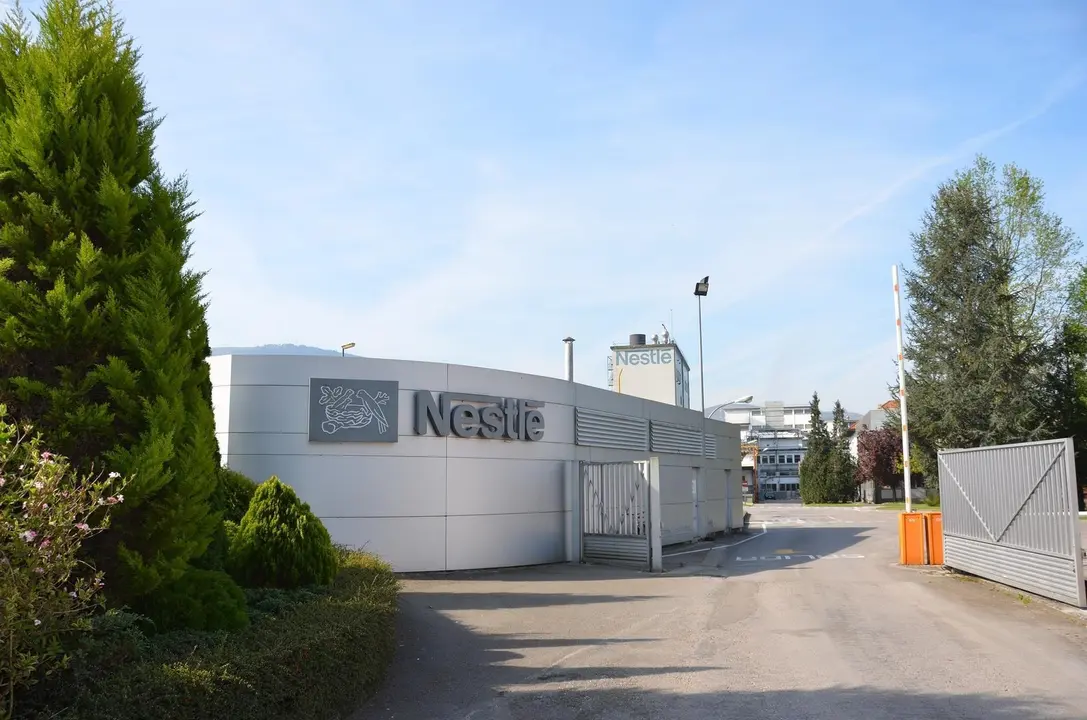 F&aacute;brica de Nestl&eacute; en La Penilla de Cay&oacute;n (Cantabria).