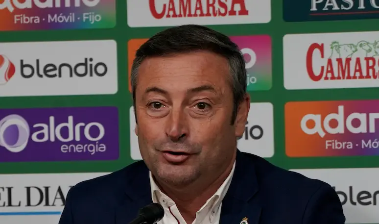 Alfredo P&eacute;rez, presidente del Racing. / Hardy