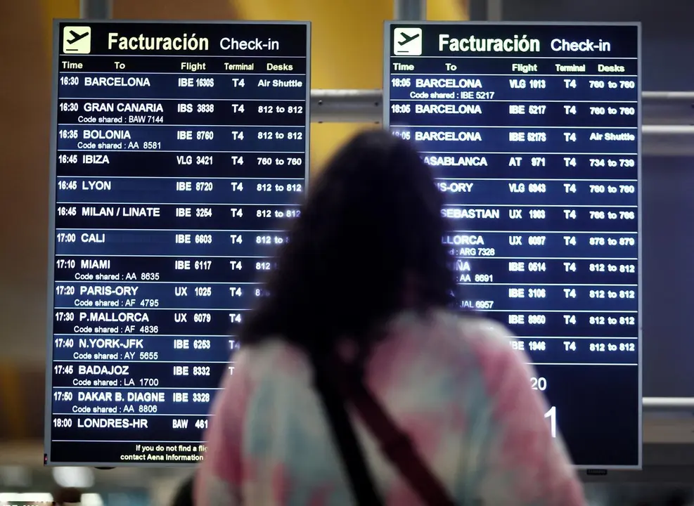 Archivo - Imagen de archivo del Aeropuerto Adolfo Su&aacute;rez Madrid Barajas.